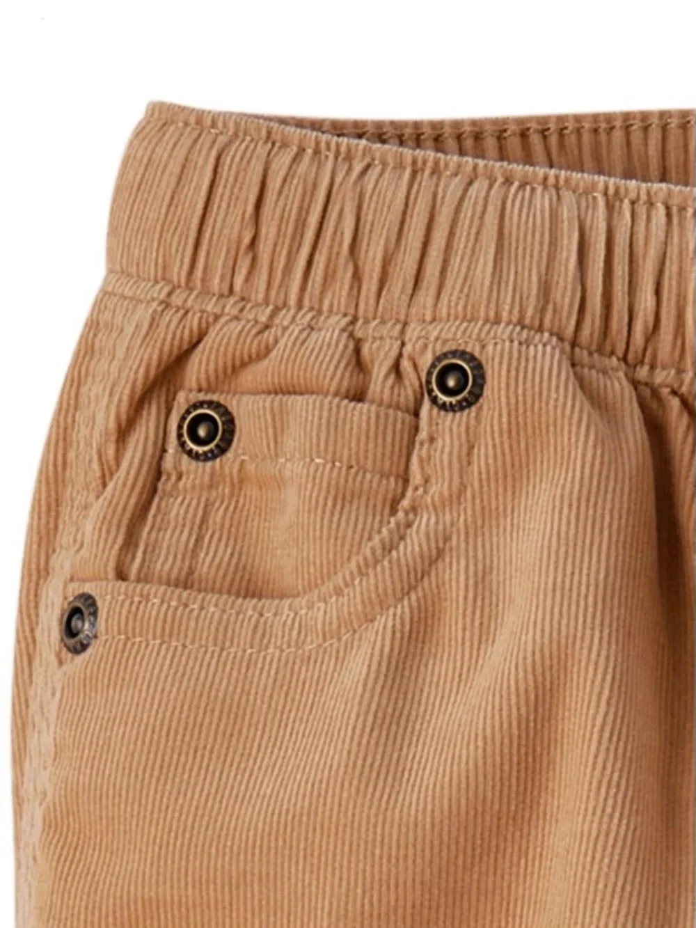 Gymboree Boys ‘Little Snowflake’ Tan Corduroy Pull-On Cargo Joggers Size 5